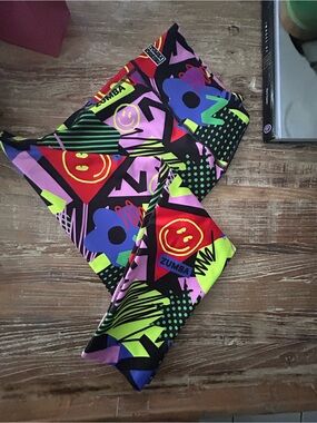 Zumba Fitness Women's Neon Geo Print Leggings - Multi